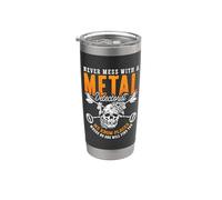 Nunca te metas con un metal Detect Treasure Hunt Detección de metales Vaso térmico de acero inoxidable de doble pared