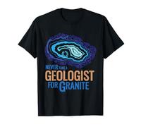 Nunca Tome un geólogo para el diseño de Juego de Palabras de Granito Camiseta