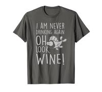 Nunca volveré a Beber Oh, mira Gracioso Amante del Vino Humor Camiseta