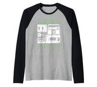 Nunca vuelvas a Utilizar. Camiseta Manga Raglan