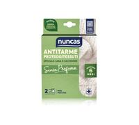 Nuncas Antipolillas para proteger tejidos, sin perfume, 2 cápsulas