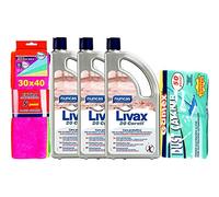 NUNCAS - Juego de 3 piezas Livax de 20 quilates, 1 l + Gamex paños para atrapar el polvo