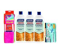 NUNCAS SET 3 PIEZAS WINTO PARQUET + GAMEX Paños atrapapolvo