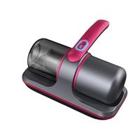 NUNETH Aspirador De Mano Inalámbrico Recargable, Succión 8kpa, Modo Doble Batido Potente, 8000 Latidos por Minuto - Potente Aspirador para Colchón, Sofá Y Alfombra (Rojo)