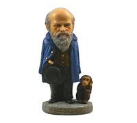 NUNETH Estatua De Charles Robert Darwin, Escultura De Colección Interior, Estatua Decorada con Resina, Decoración De Escritorio, Azul