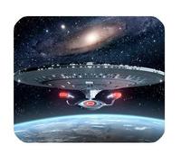 Nunima Alfombrilla de ratón antideslizante para gaming, diseño de Star Trek
