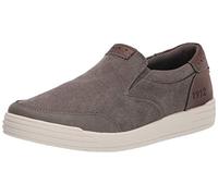 Nunn Bush Kore City Walk Canvas Moc Toe Slip-on - Zapatillas Deportivas para Hombre, Gris, 9 Wide