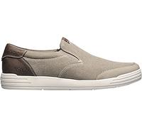 Nunn Bush Kore City Walk Canvas Moc Toe Slip-on, Zapatillas Hombre, Piedra, 43 EU