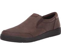 Nunn Bush Kore City Walk - Tenis sin Cordones para Hombre, Marrón Oscuro, 46 EU