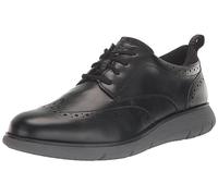 Nunn Bush Men's Stance Wingtip Oxford Brogue Detail Lightweight Comfortable Lace Up, Black, 10