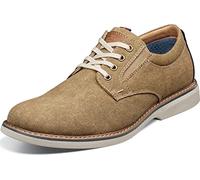 Nunn Bush Otto Canvas Plain Toe Oxford Lace Up, Caqui, 9 UK, Khaki, 42 2/3 EU