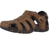Nunn Bush Rio Bravo Fisherman Closed Toe Outdoor Sandal, Sandalia para Exteriores Hombre, Tan, 44.5 EU