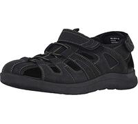 Nunn Bush Rio Bravo Fisherman - Sandalia para exteriores con puntera cerrada para hombre, Black, 40 2/3 EU