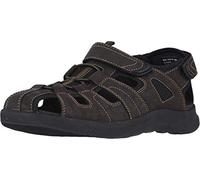 Nunn Bush Rio Bravo Fisherman - Sandalias de punta cerrada para hombre, Brown, 39 EU