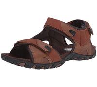 Nunn Bush Rio Bravo Three Strap Outdoor Sport River Sandal with Hook and Loop, Cierre: Hombre, Tan, 47 EU