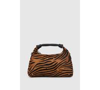 Núnoo Dandy Stripes Deluxe Dark Brown Talla: OS | Bolsos de Mano Outlet | Mujer | Marrón