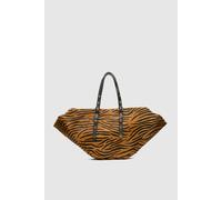 Núnoo Nora Stripes Deluxe Dark Brown Talla: OS | Bolsas de Mano Outlet | Unisex | Marrón