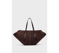 Núnoo Nora Suede Chocolate Talla: OS | Bolsos de Mano Outlet | Unisex | Marrón