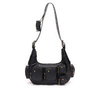 Núnoo Sally Small Pocket Sheep Black W. Gold Talla: OS | Bolsos Outlet | Mujer | Negro