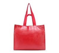 Núnoo Shopper Wrinkle Bright Red Talla: OS | Bolsas de Mano Outlet | Mujer | Rojo