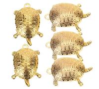 NUOBESTY 1 Juego Adornos De Estatua De Feng Shui Titular Del Encanto Para El Collar Accesorios Para Llaveros Encantos De Pulsera Para La Fabricación De Joyas Golden 5 Piezas