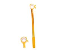 NUOBESTY 1 Juego Barra Extensible para Ventanas de Herramienta para y Ventanas de Techo Hogar Oficina y Aula Uso Abatibles Color Dorado