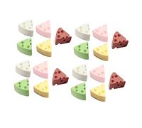 NUOBESTY 1 Juego Cheese Phone Case Decor Adornos Diy De Accesorios Para Carcasa De Teléfono Decoración Práctica Y Duradera 20 Piezas
