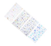 NUOBESTY 1 Juego Pegatinas Para Decoración De Teléfonos De Diseño De Unicornios Y Estrellas Decoraciones De Scrapbook Y Diy Resistentes Y Ecológicas 4 Hojas