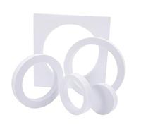 NUOBESTY 1 Juego Props de Fotografía Dura para Herramientas de Maquillaje de Fotografía Impermeables y Reutilizables de Blanca Fáciles de Limpiar