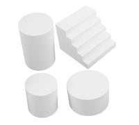 NUOBESTY 1 Juego Props Fotográficos de Geométrico de Espuma Dura para Estudio Decoración Blanca Accesorios para Fotografía de Productos para Joyas Maquillaje y Manualidades