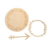 NUOBESTY 1 Juego Tarjetas de Madera para de Tarjetas Mensuales de Decoración de Madera Natural para Fotos de Recién Nacidos