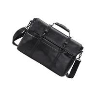 NUOBESTY 1 Pieza Maletín de Cuero PU para Laptop Bolsa de Hombro para Hombres para Negocios y Uso Cómodo