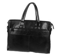 NUOBESTY 1 Pieza Maletín de Sintética para Portátil con Bandolera y Extraíble Bolso de Negocios para Hombres Diseño Simple y Duradero para Uso y