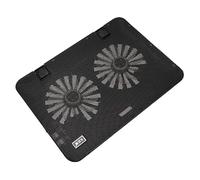 NUOBESTY 1 Pieza Soporte de Enfriamiento para Portátil Ajustable Ventilador Base de Refrigeración Ergonómica para Ordenadores Portátiles Color Negro