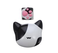 NUOBESTY 1 Pieza Teclado Mecánico con Diseño de de Gato Keycap Decorativo para Teclado Pc Accesorio y Duradero Refuerzo de para Darle un Toque Único