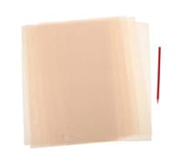 NUOBESTY 10 Hojas Papel Transferencia para Cerámica y Arcilla Papel Calco para Dibujar y Transferir Proyectos de Arte para Arcilla Polimérica y Porcelana Incluye Lápiz para Trazado Preciso