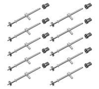 NUOBESTY 10 Juegos Tornillos Tensor de Cadena Motosierra Tornillos Ajuste Metálicos Resistentes para Tensores Accesorios Compatibles para Mantenimiento y Reparación en Jardinería y