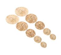 NUOBESTY 10 Piezas Dollhouse Mini Accesorios Sombrero de Fiesta del té Sombreros en Miniatura Beige