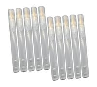 NUOBESTY 10 Piezas Marcadores Vacíos Recargables de Acrílico de Bolígrafo Rellenable Transparente para y Graffiti Diseño y de Usar