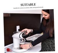 NUOBESTY 10 Piezas sello de maquina de cafe reemplazo de junta de espresso anillo de junta de repuesto anillo de sello de reemplazo gel de sílice rojo