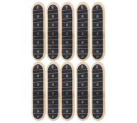 NUOBESTY 10 Piezas Tiras Adhesivas Termómetro Cambio de Color 10 Unidades, Indicador Temperatura para Fermentación y Elaboración de Cerveza, Pegatina para Tarros de Vidrio, Medición Precisa