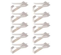 NUOBESTY 10 Unidades Clip de Fijación Accesorio Resistente para Cama Caliente de Impresora para Placa de Vidrio Compatible con Impresoras Industriales y Científicas