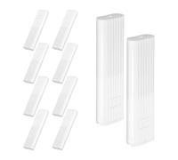 NUOBESTY 10 Unidades Soportes para Cordón de Persianas Verticales Mango Cuadrado, de Plástico, Contrapesos Resistentes para Cortinas del Hogar y Oficina, Accesorios Tensor de Cuerda para