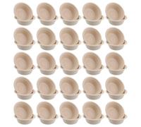 NUOBESTY 100 Cuencos Desechables para Mascotas 350 Ml Tazones Antiderrames y Ultraligeros para Perros y Gatos Platos de Alimentación Desechables Resistentes Ideales para Uso Interior y