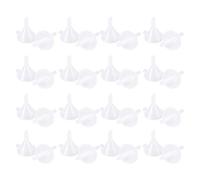 NUOBESTY 100 Embudos Mini de Plástico Transparentes para Laboratorio, Embudo Pequeño para Separación de Líquidos, Dispensadores Resistentes y Ligeros, Set de 100 Unidades para Uso