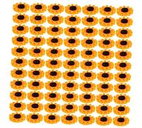 NUOBESTY 100 Piezas Accesorios de Resina de Margarita para Diy Decoración de Manualidades Accesorios para Teléfonos Móviles Diademas y Scrapbooking