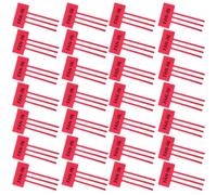 NUOBESTY 100 Unidades Tiras Indicadoras de Tiro Adhesivas Rojas para