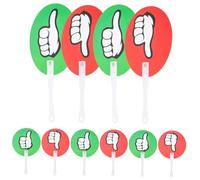 NUOBESTY 10piezas Palas De Votación Reutilizables Para Clase Tablero De Votación Portátil Accesorios De Evaluación Escolar Para Competencias Y Selecciones Uso Interior Y Exterior