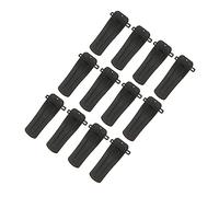 NUOBESTY 12 Piezas Clip De Cintura para Radio Comunicador Soportes para Cinturón Resistentes Accesorios para Radio Clips para Hombro y Cinturón para Uso Diario Construcción o Seguridad