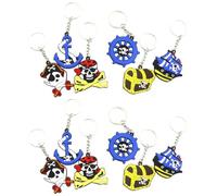 NUOBESTY 12 Piezas Llavero de Goma para Halloween Decorativo Material Pvc, Accesorio Creativo para Colgar en Automóvil, Adecuado para Fiestas Temáticas Color Aleatorio